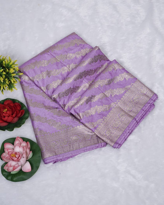 Semi Katan Banarasi Silk Saree
