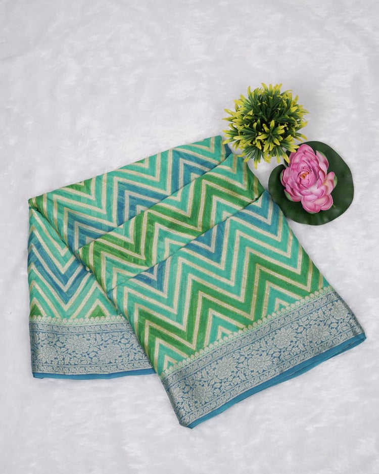 Pure Banarasi Khaddi Chiffon Saree