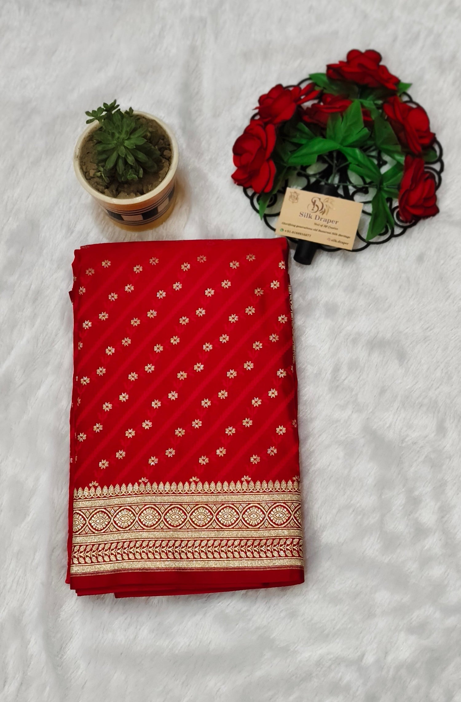 Banarasi Mashru silk saree