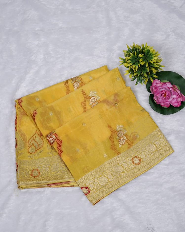 Banarasi Crepe Chiffon Saree