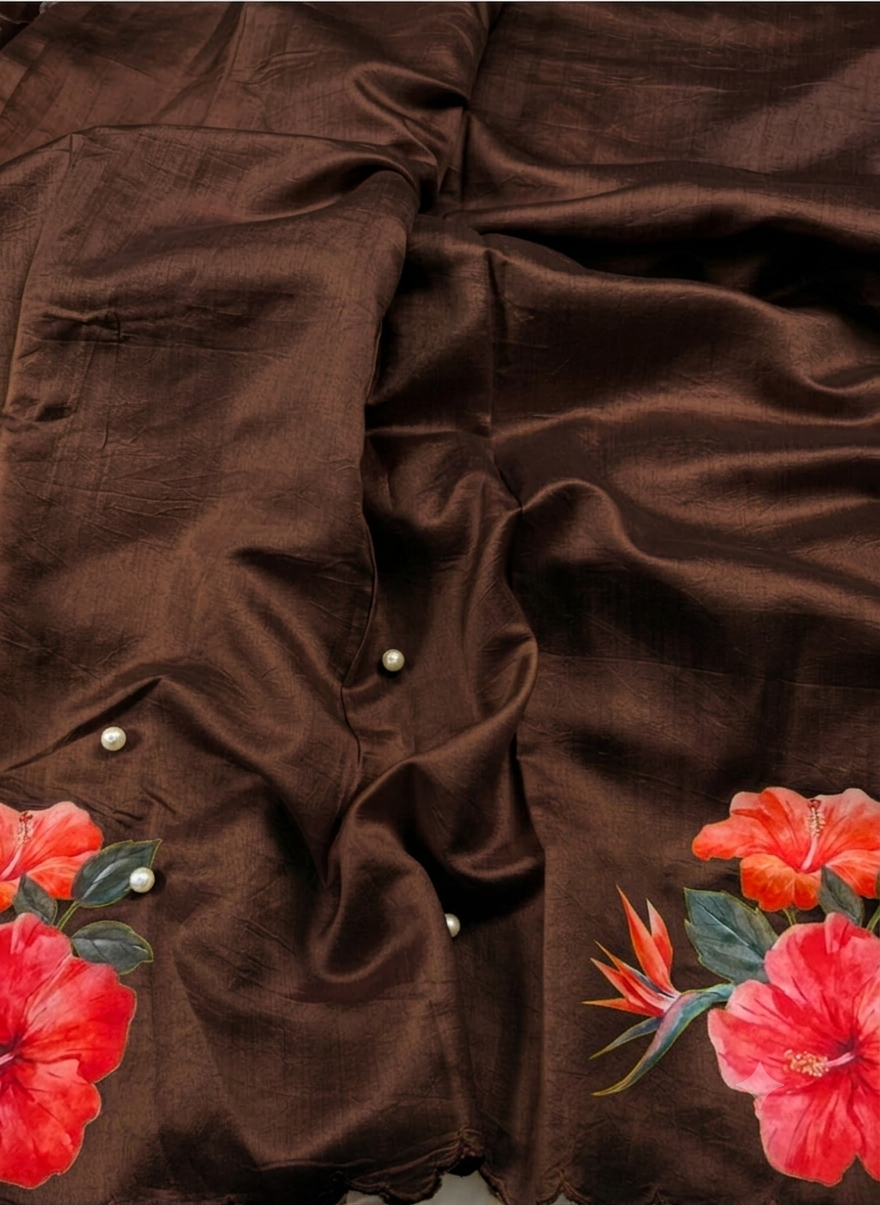 Pure Kora tissue silk saree