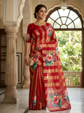 Pure Kora tissue silk saree