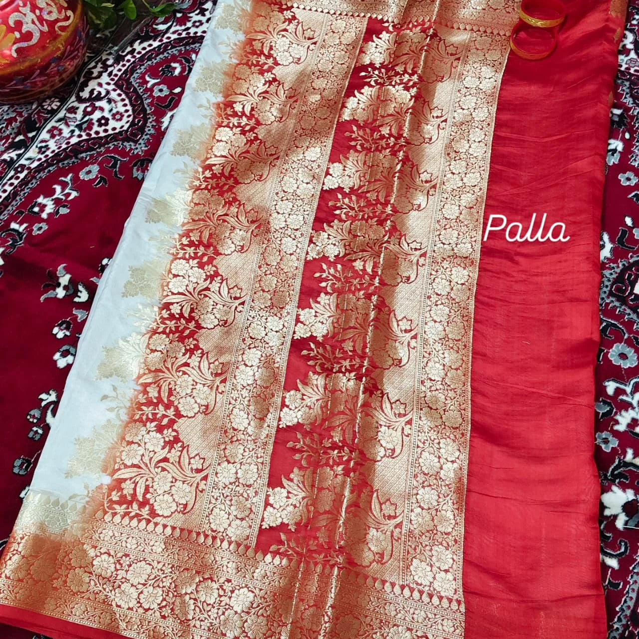 Pure dupion Silk saree
