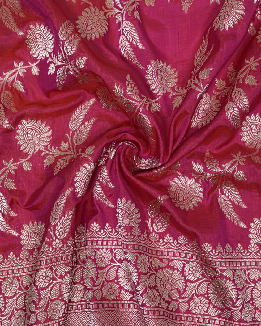 Pure Handloom Katan Silk Banarasi Saree