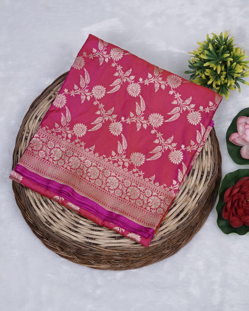 Pure Handloom Katan Silk Banarasi Saree