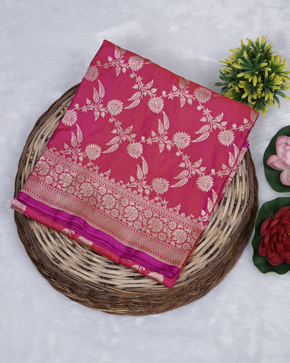 Pure Handloom Katan Silk Banarasi Saree