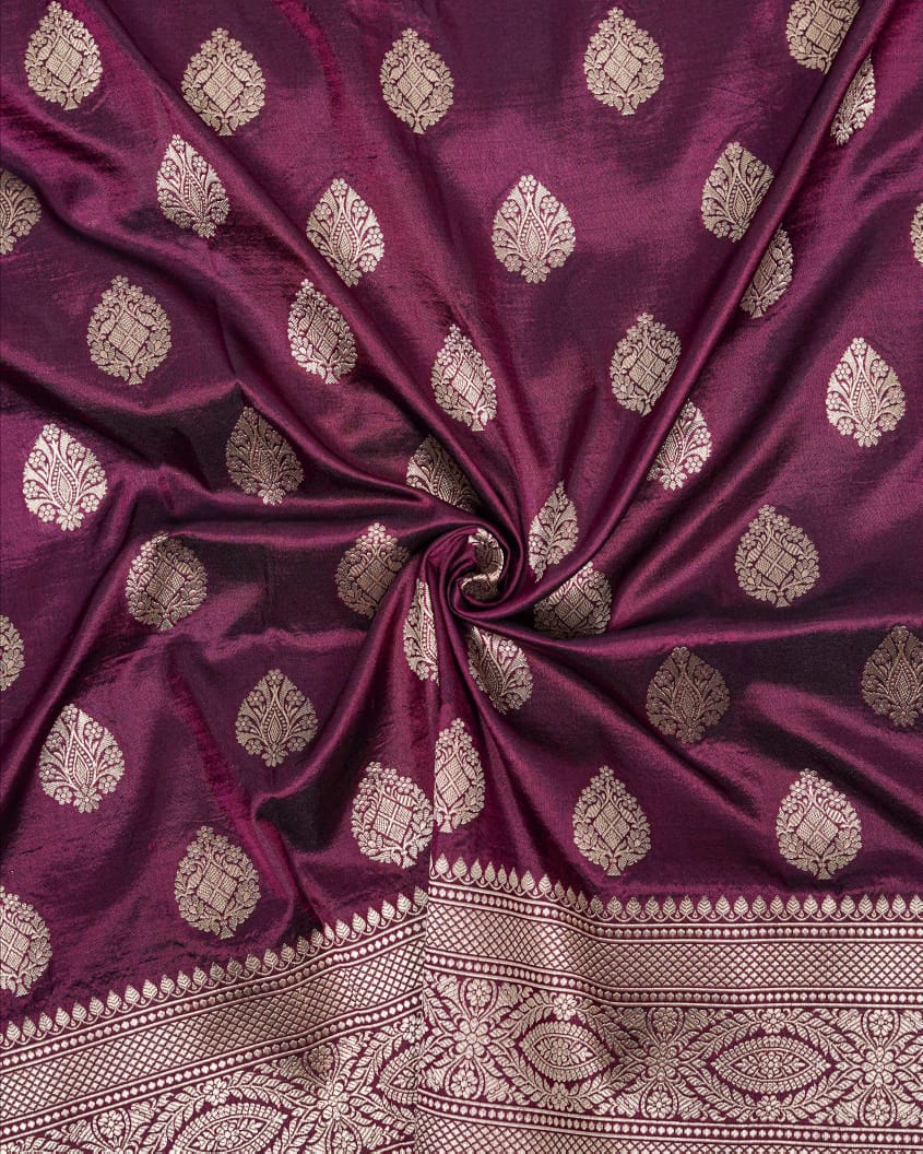 Pure handloom katan Silk banarasi saree