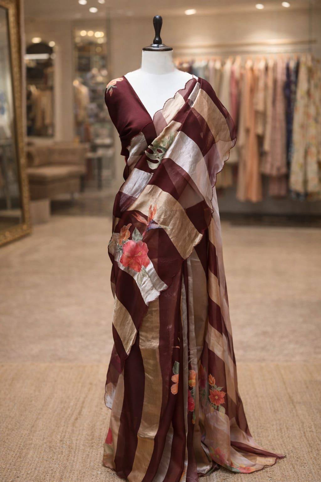 Pure Kora tissue silk saree