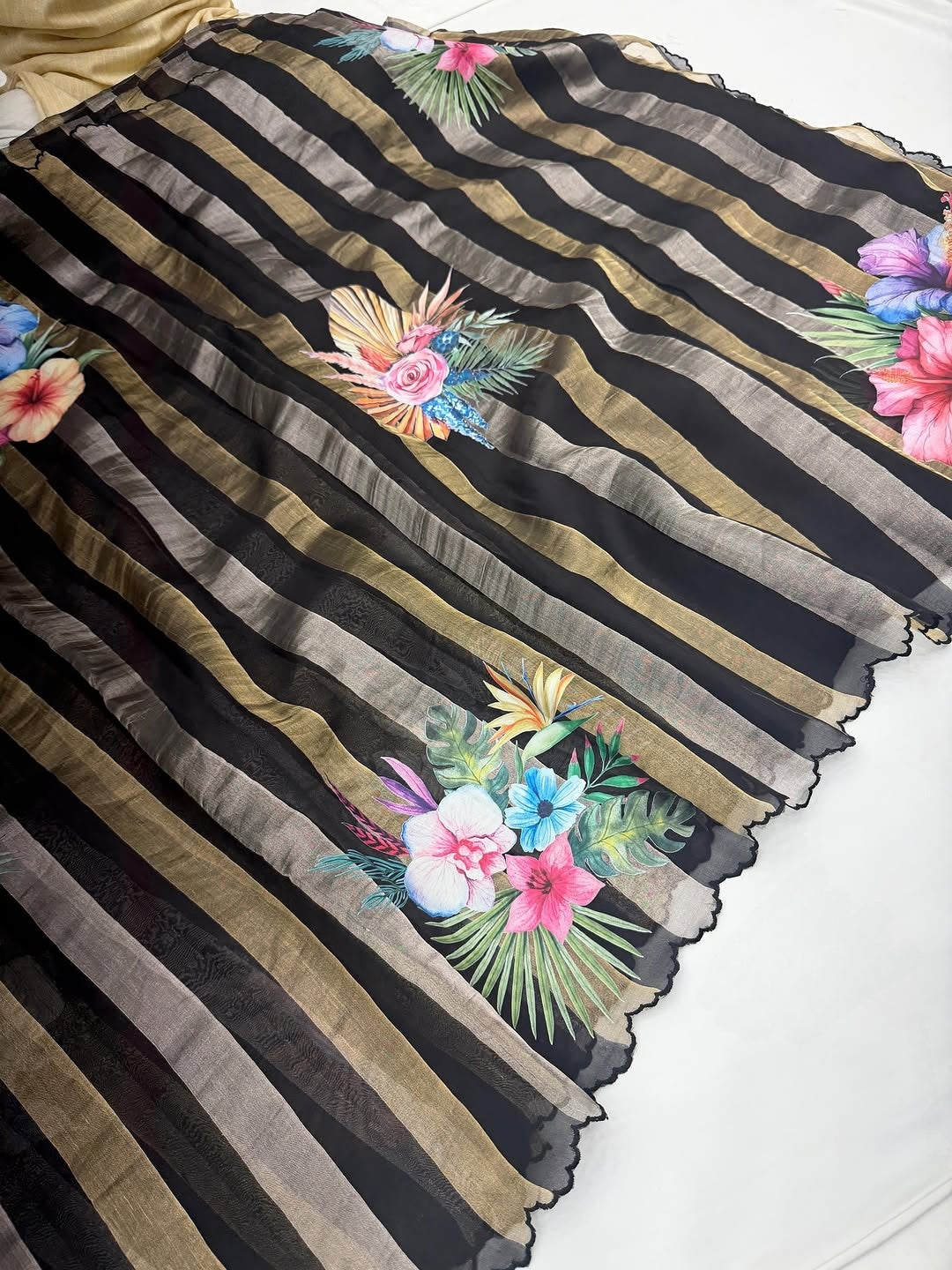Pure Kora tissue silk saree