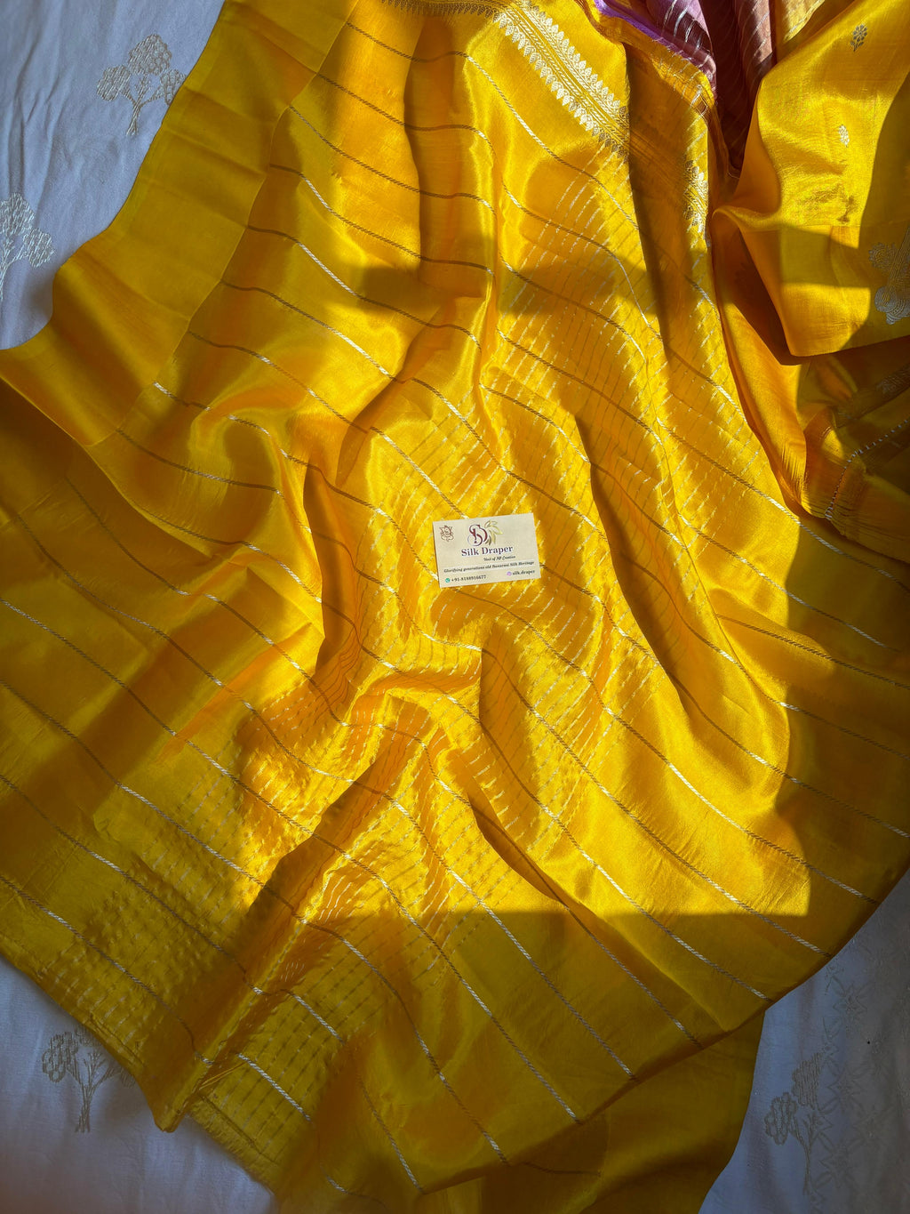 Pure Raw mango Silk saree