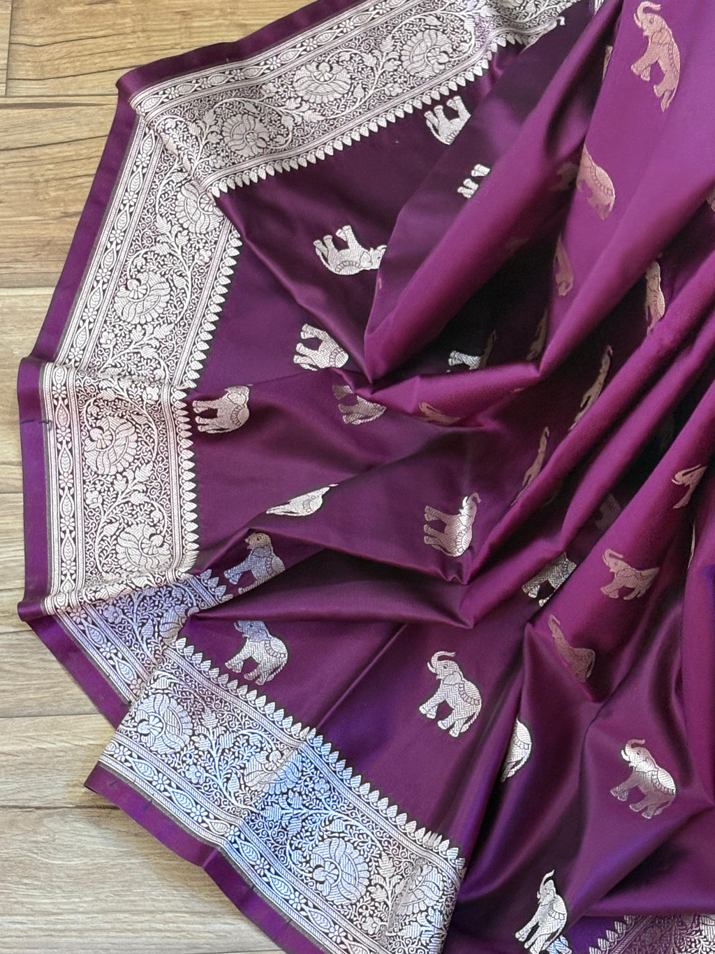 Banarasi Mashru silk saree