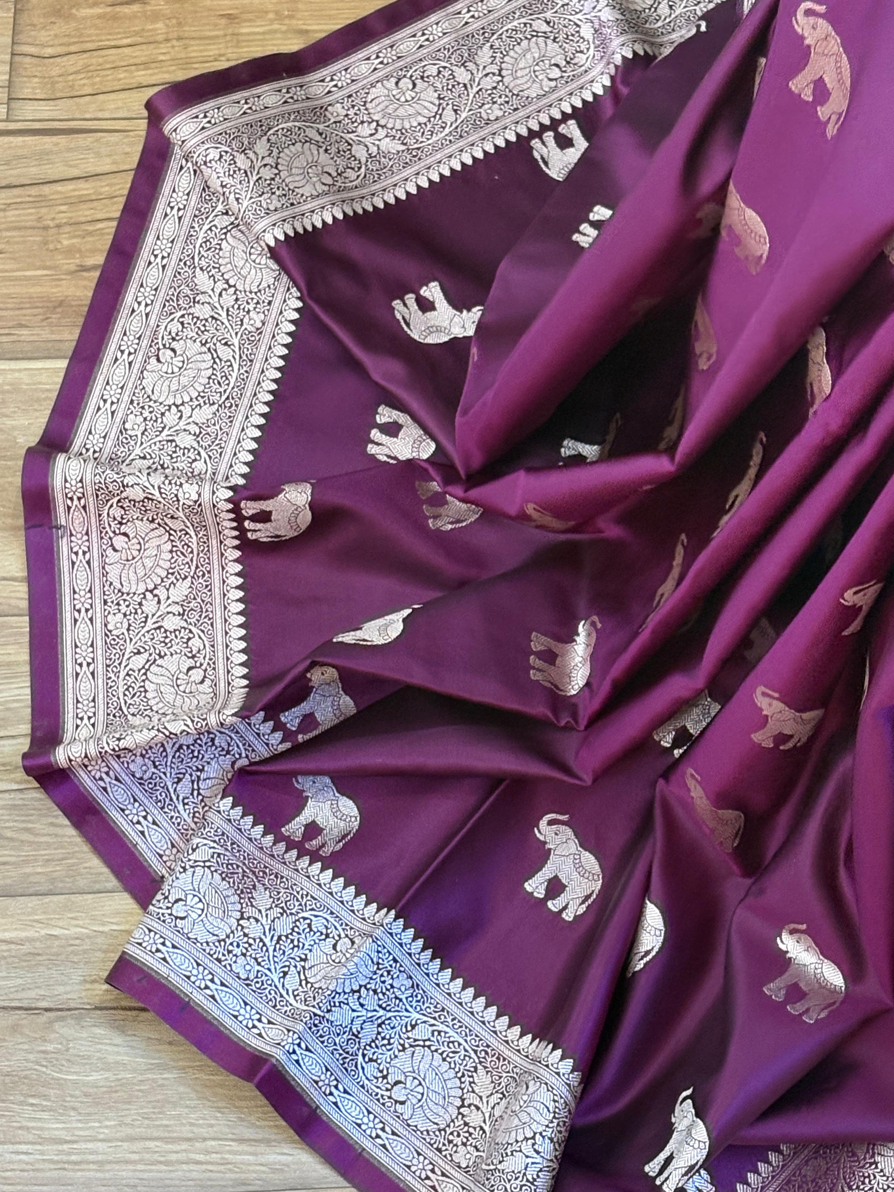 Banarasi Mashru silk saree