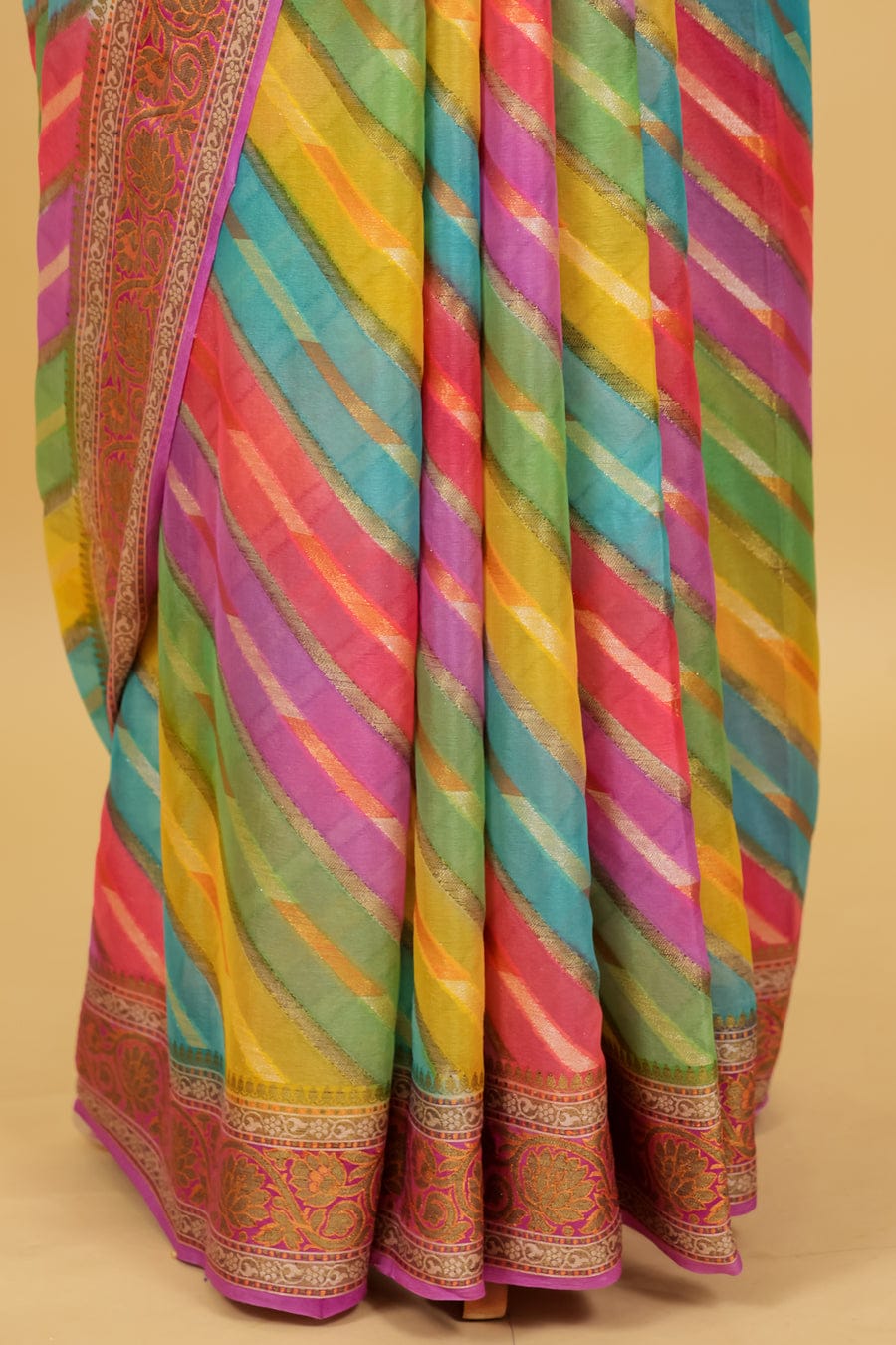 Pure khaddi chiffon saree
