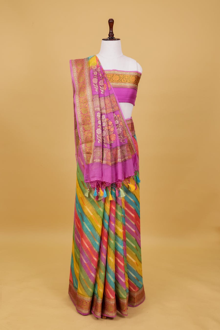 Pure khaddi chiffon saree