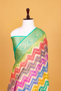 Pure banarasi khaddi chiffon saree