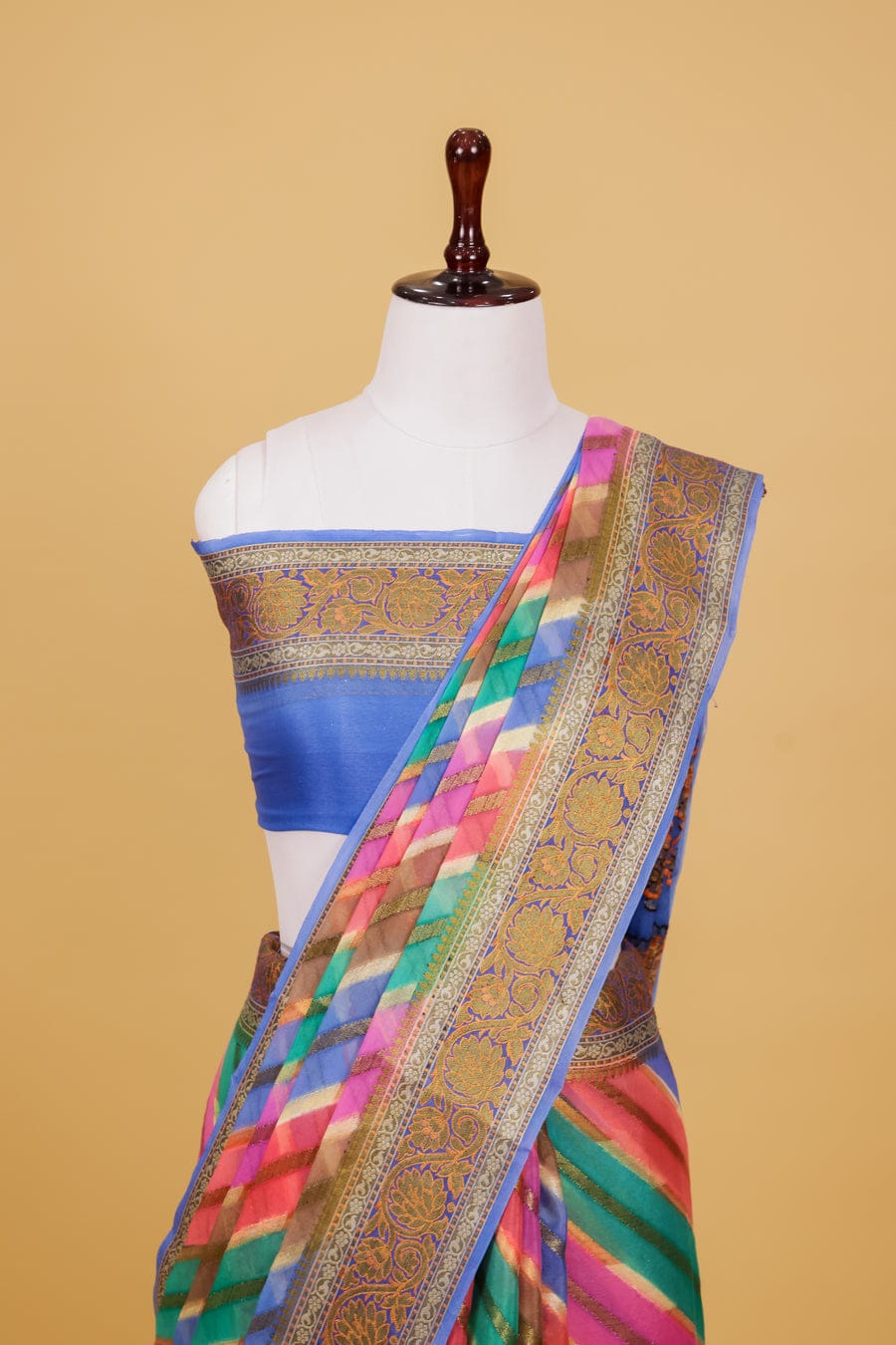 Pure khaddi chiffon saree