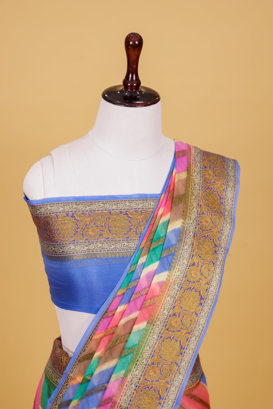 Pure khaddi chiffon saree