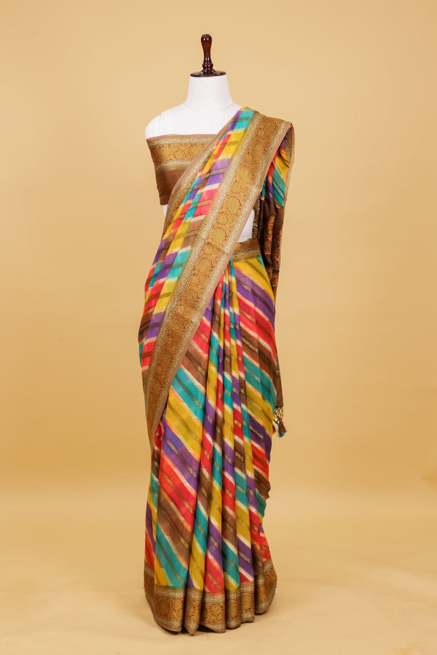 Pure khaddi chiffon saree