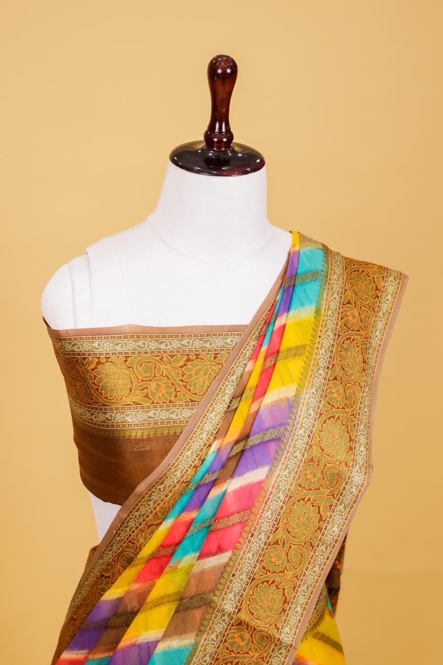 Pure khaddi chiffon saree