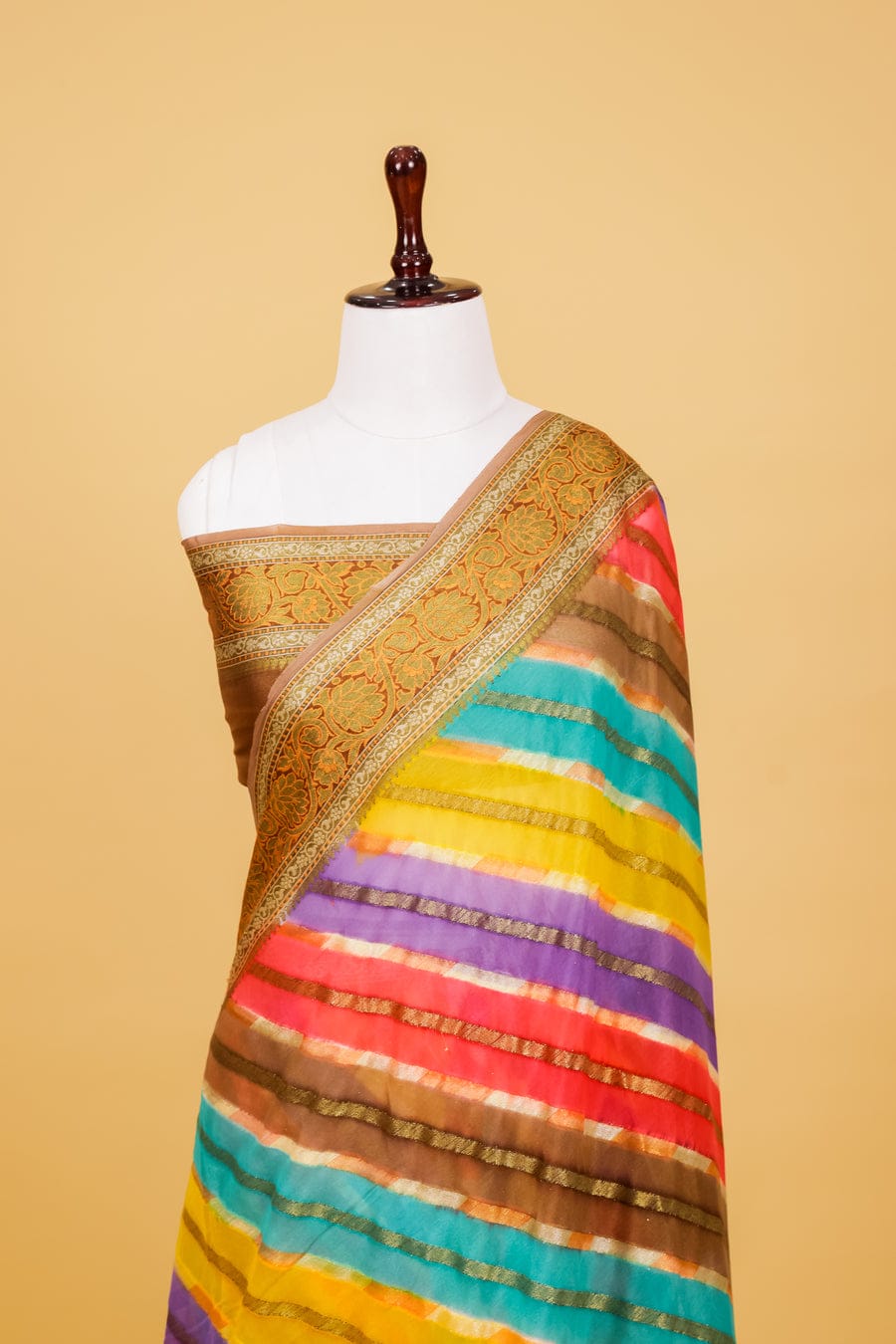 Pure khaddi chiffon saree