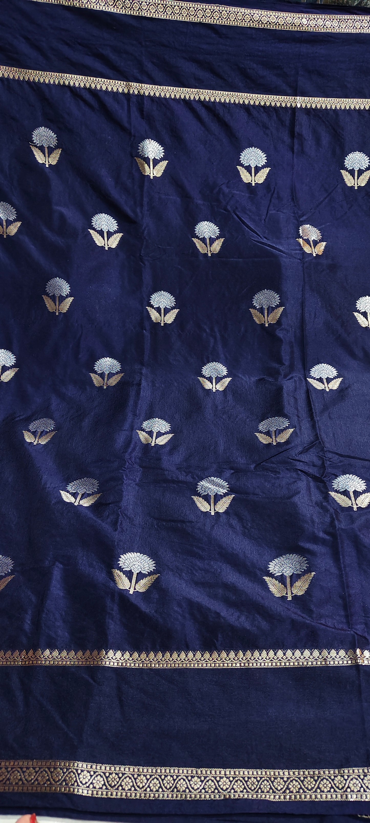 Primium quality Blended dupion silk saree