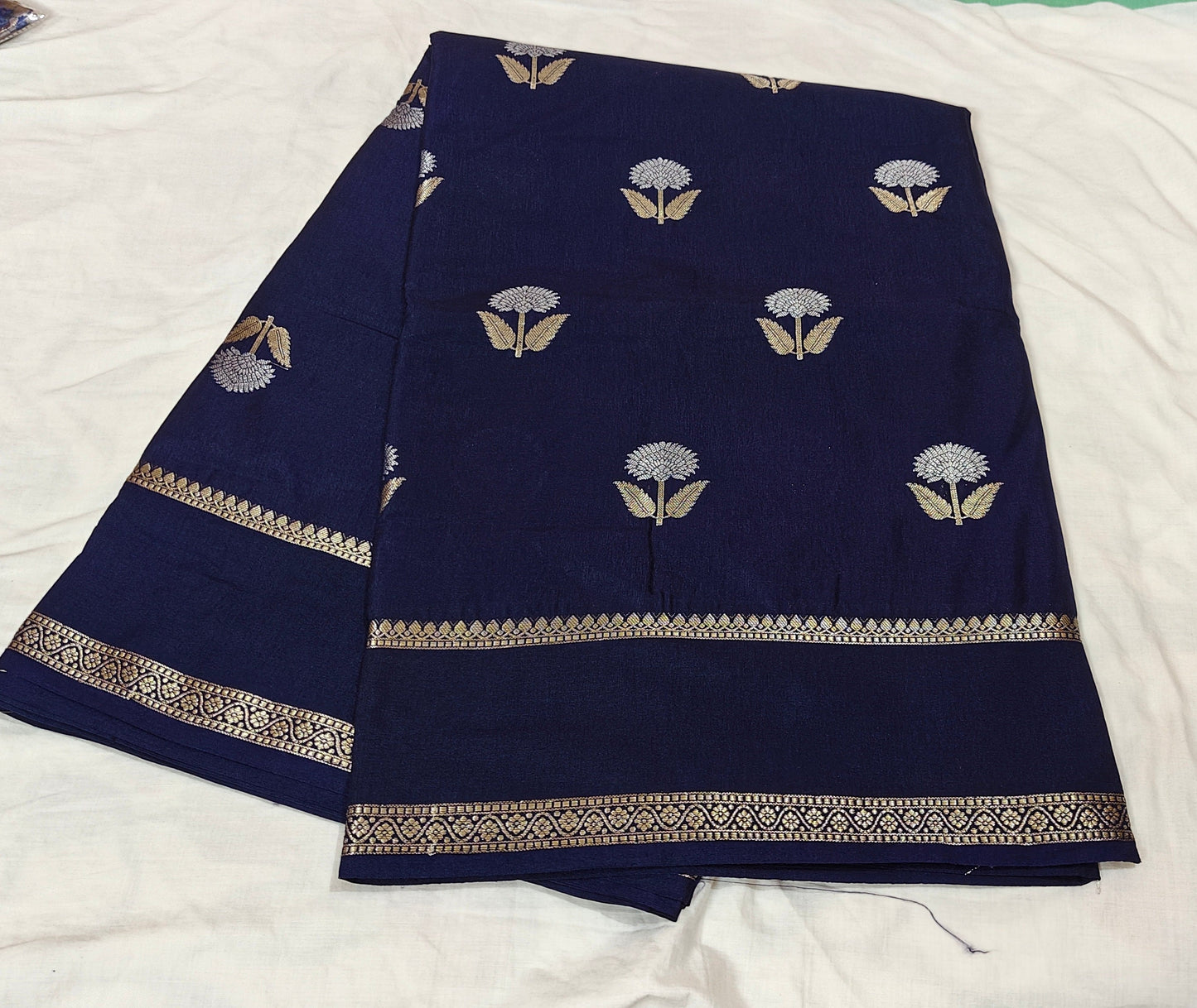 Primium quality Blended dupion silk saree
