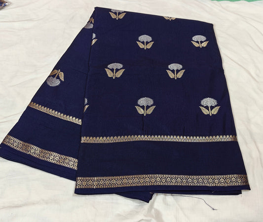 Primium quality Blended dupion silk saree