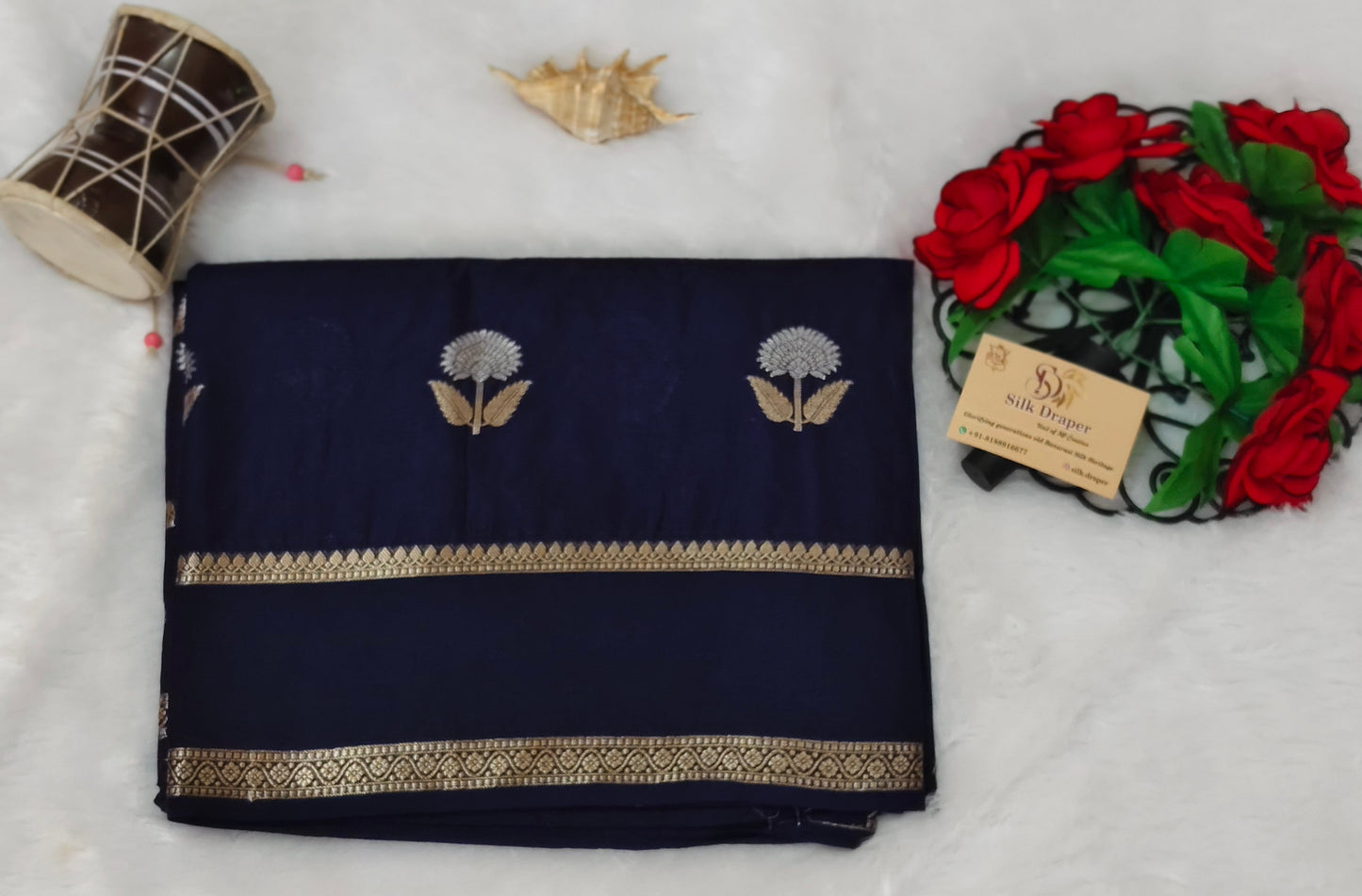 Primium quality Blended dupion silk saree