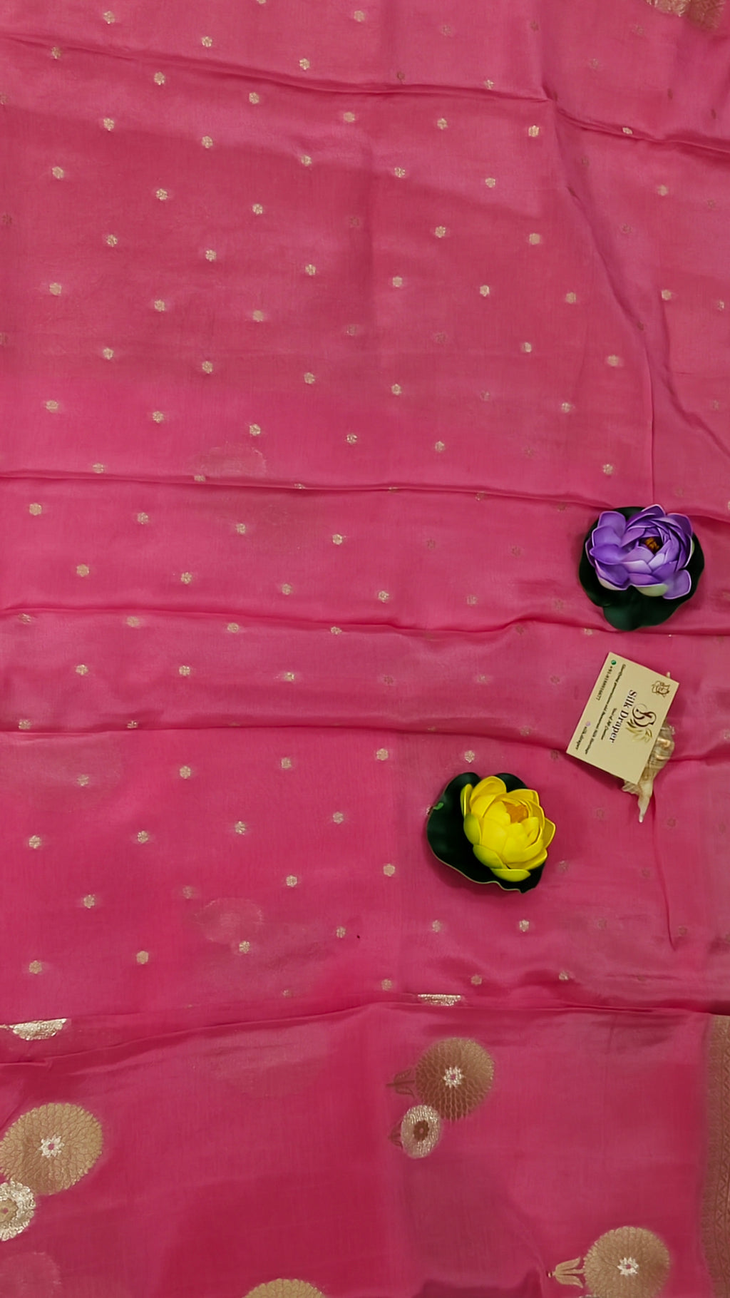 Banarasi crepe chiffon saree