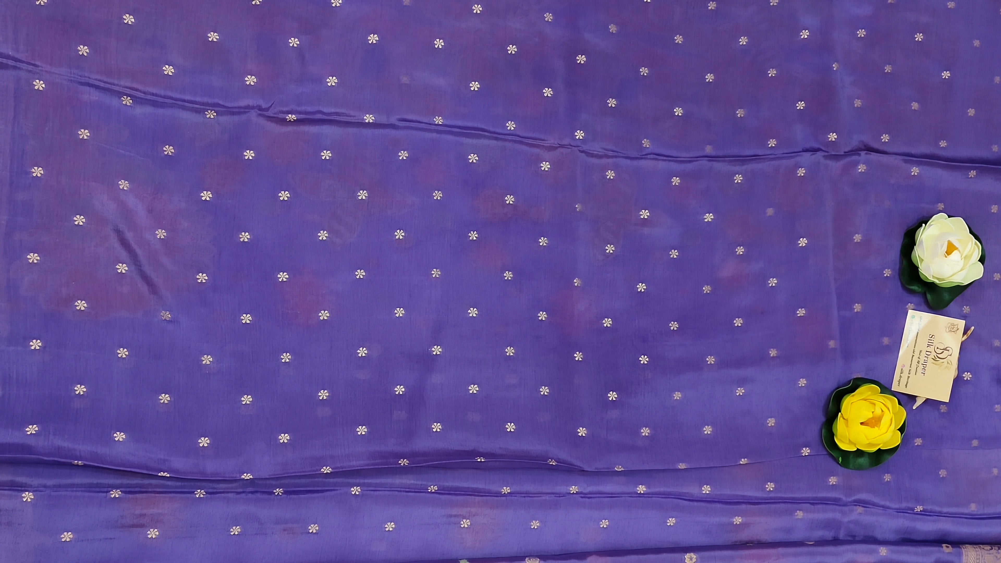 Banarasi crepe chiffon saree