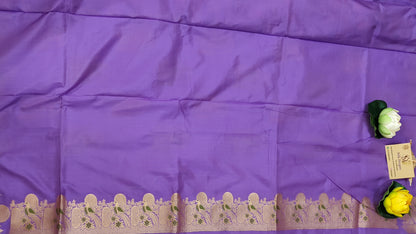 Pure Banarasi handloom katan silk saree