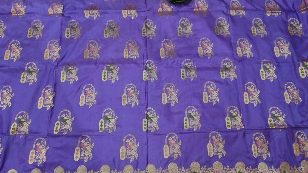 Pure Banarasi handloom katan silk saree