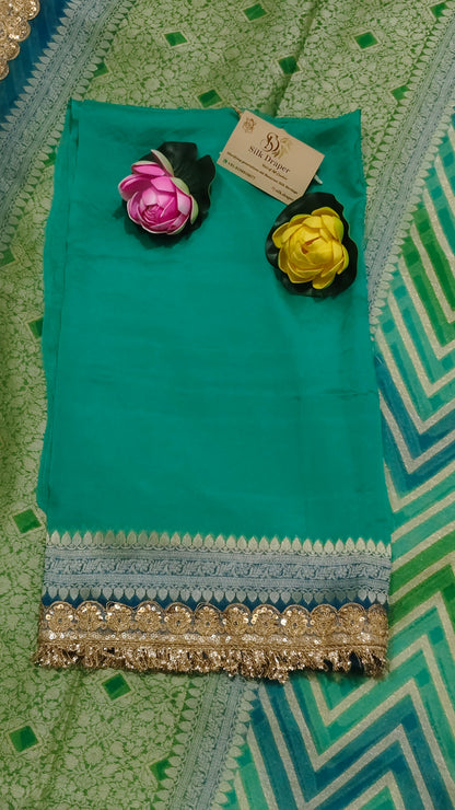 Pure Banarasi Khaddi chiffon saree