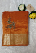 Pure tissue silk Maharani saree- Lily 🌸