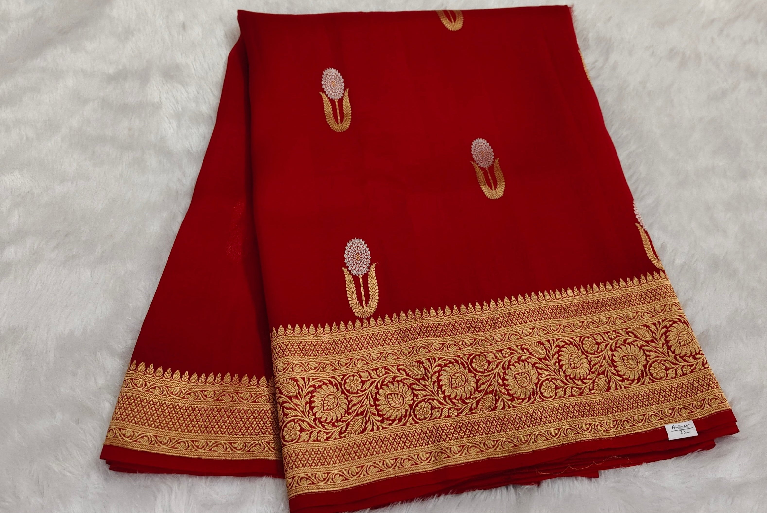 Pure banarasi kora silk saree