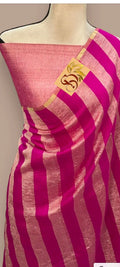 Pure moonga crushed tissue silk saree