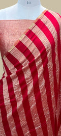 Pure moonga crushed tissue silk saree