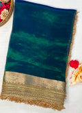 Maharani pure tissue silk saree with gotta patti lace