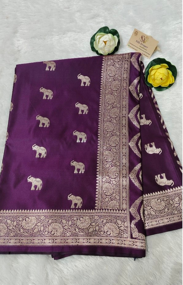 Banarasi Mashru silk saree