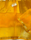 Pure kora silk handwoven Saree