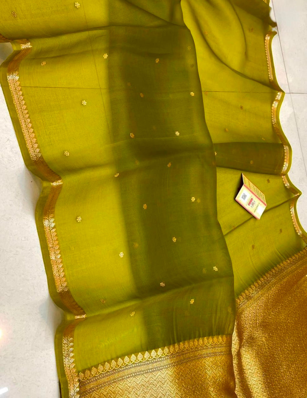 Pure kora silk handwoven Saree