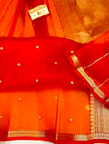 Pure kora silk handwoven Saree