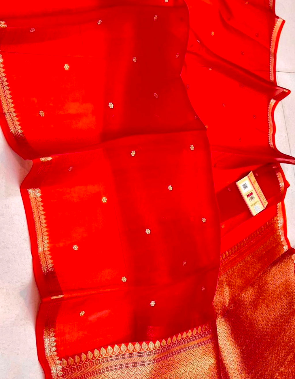 Pure kora silk handwoven Saree
