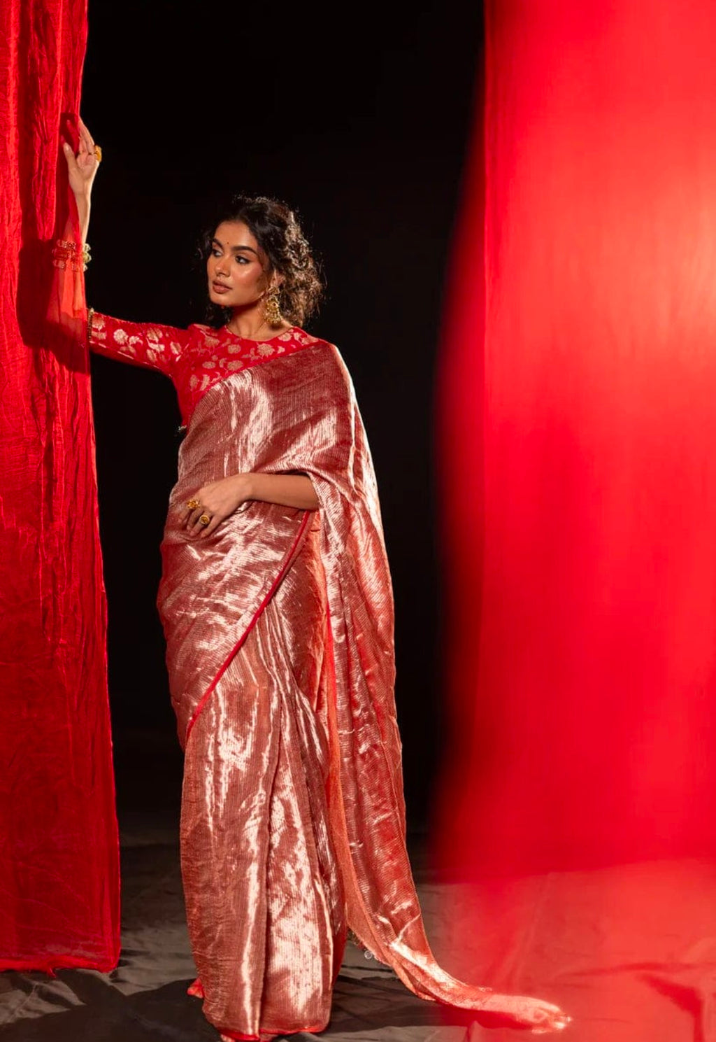Pure tissue silk saree