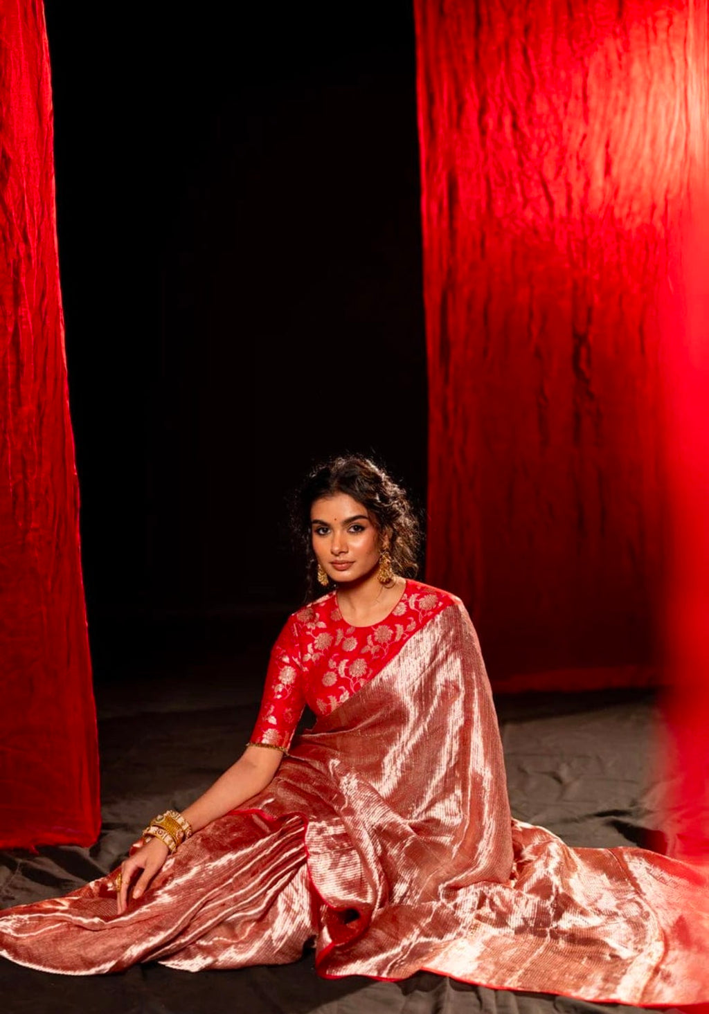 Pure tissue silk saree