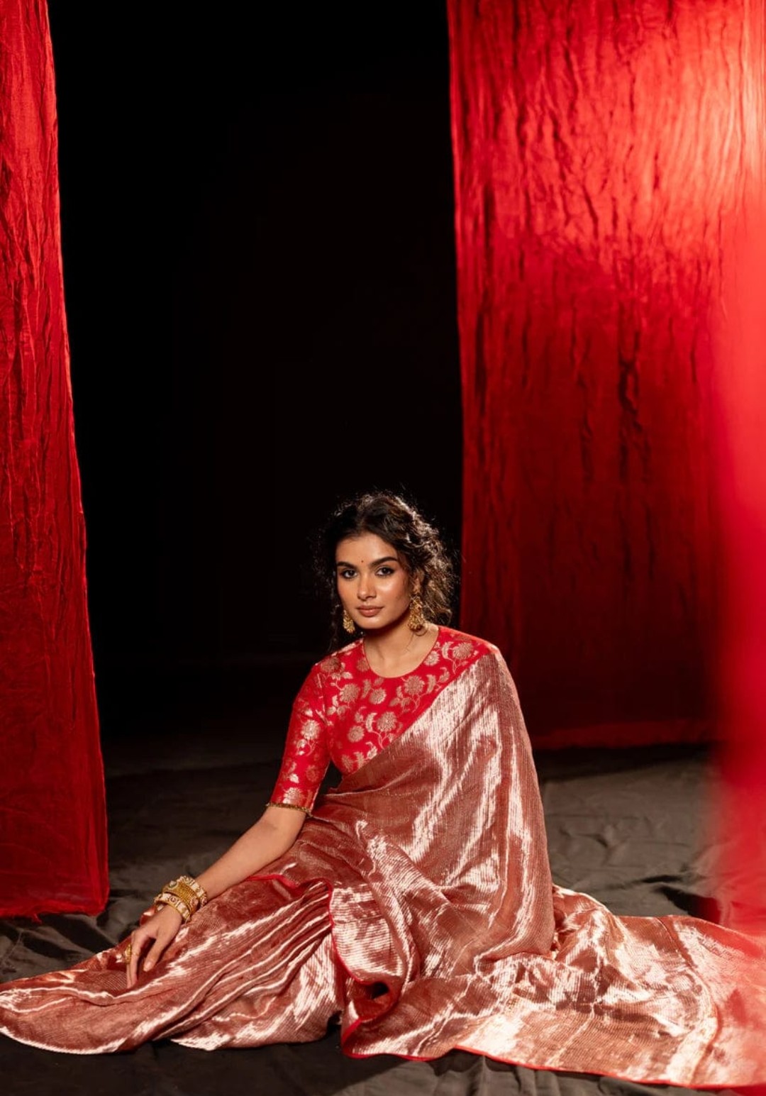 Pure tissue silk saree