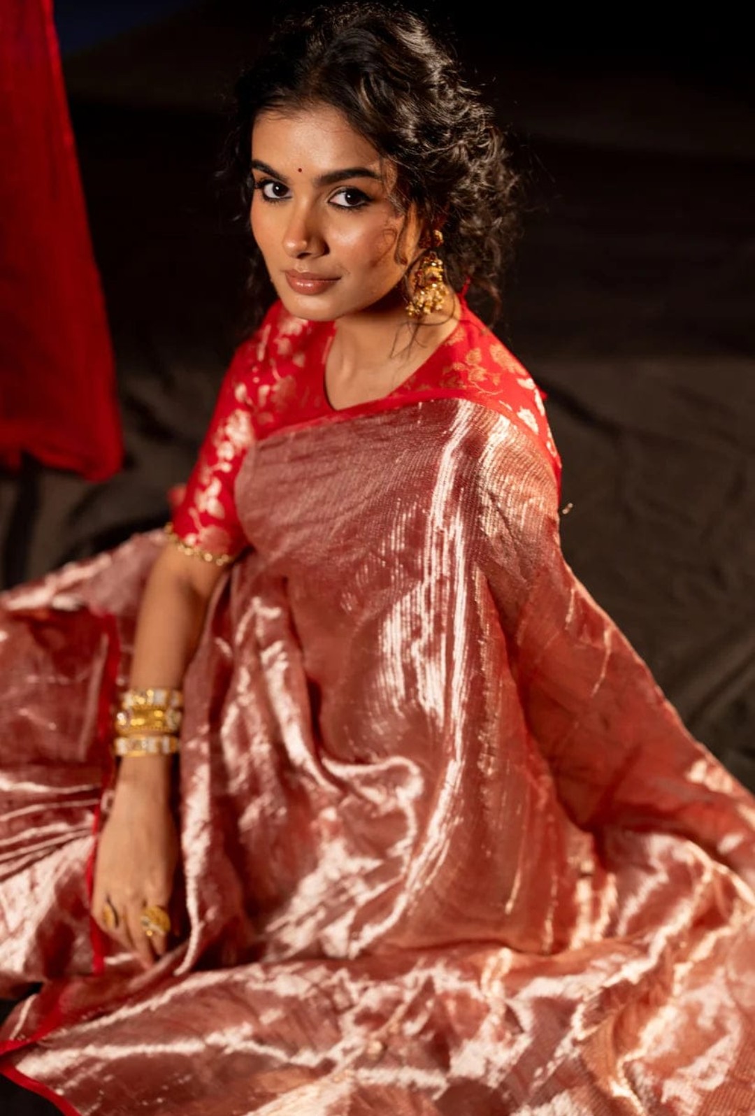 Pure tissue silk saree