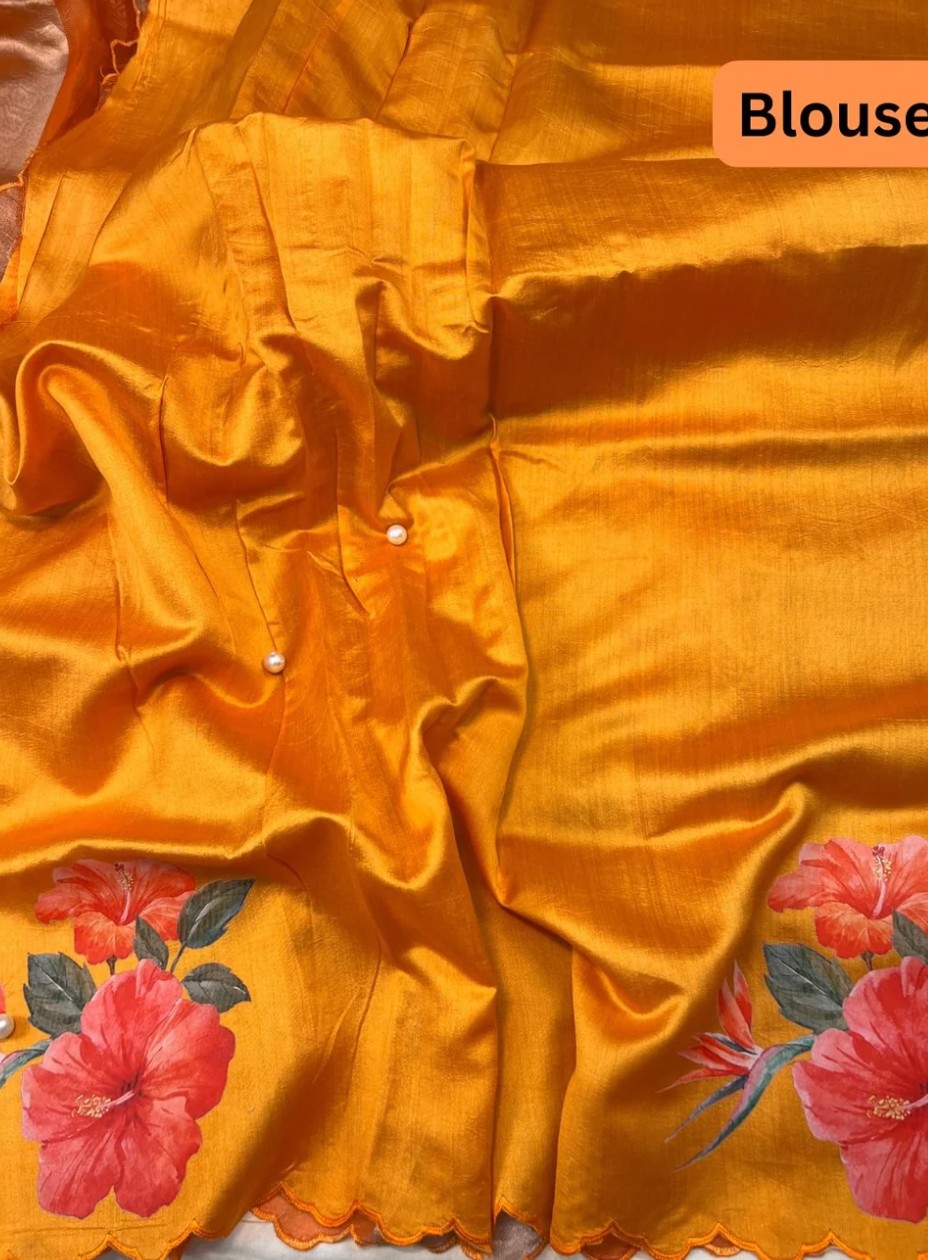 Pure Kora tissue silk saree