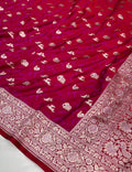 Banarasi mashru silk saree in shikargah pattern