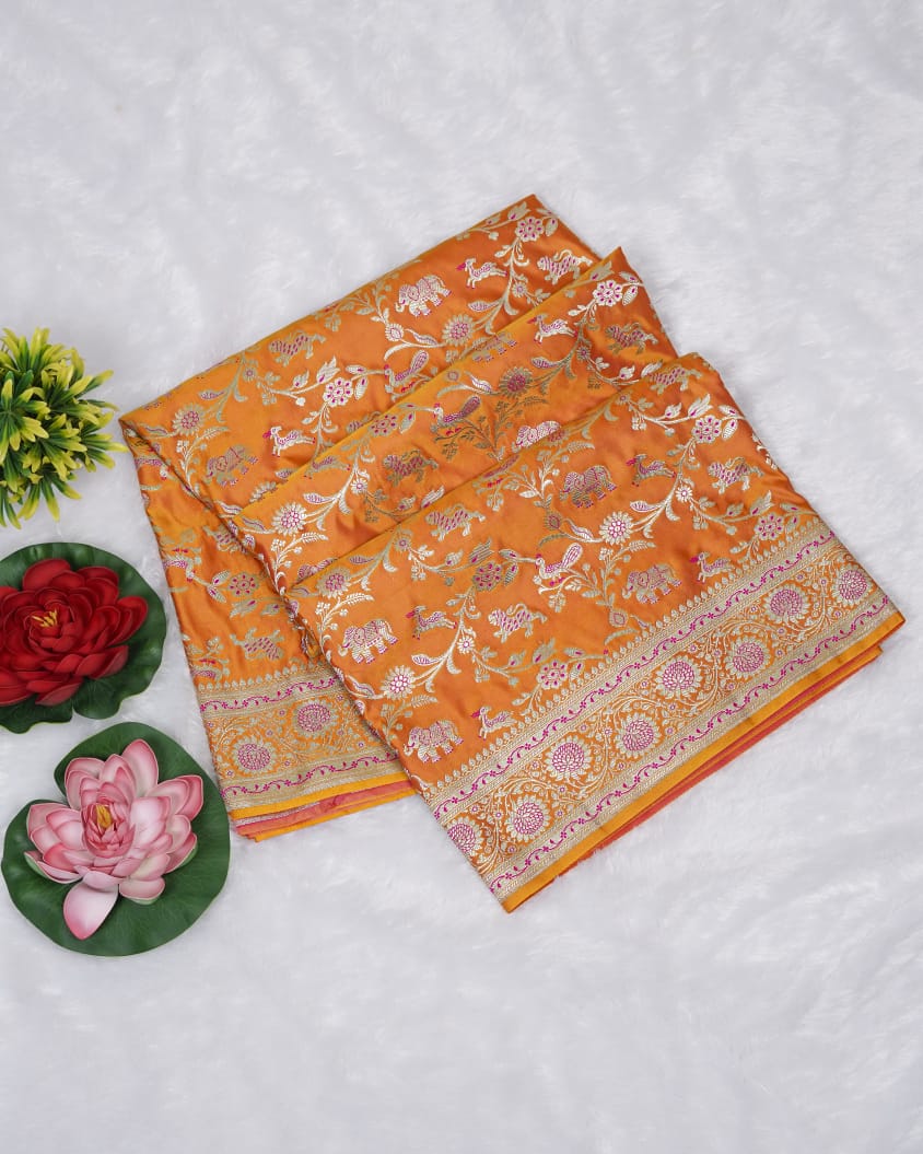 Banarasi Mashru Silk Saree